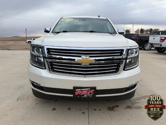 Used 2015 Chevrolet Tahoe LTZ with VIN 1GNSKCKC2FR191265 for sale in Odebolt, IA