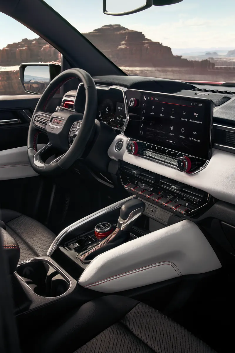 2026 GMC Canyon infotainment system at Rex Chevrolet GMC in Odebolt IA